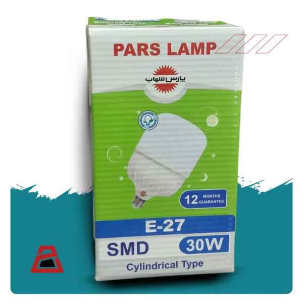 خرید لامپ ال ای دی ۳۰ وات استوانه‌ای پارس شهاب🛒قیمت ومشخصات